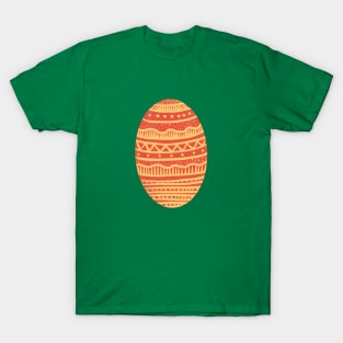 The red and yellow decorated easter egg, version 3 T-Shirt